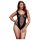 BACI - body erotyczne plus size - siateczkowe - czarne XL-XXL