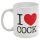 Kubek I Love Cock (czarny)