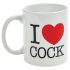 Kubek I Love Cock (czarny)