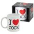Kubek I Love Cock (czarny)