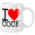 Kubek I Love Cock (czarny)