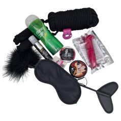   Zestaw akcesoriów do gry erotycznej - dla początkujących (9 szt.)