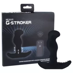   Nexus G-stroker - masażer prostaty z pilotem - wibrator - czarny