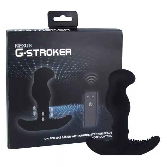 Nexus G-stroker - masażer prostaty z pilotem - wibrator - czarny