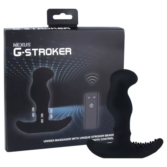 Nexus G-stroker - masażer prostaty z pilotem - wibrator - czarny
