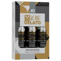   System JO - System Gelato - zestaw smakowych lubrykantów (3x30 ml)