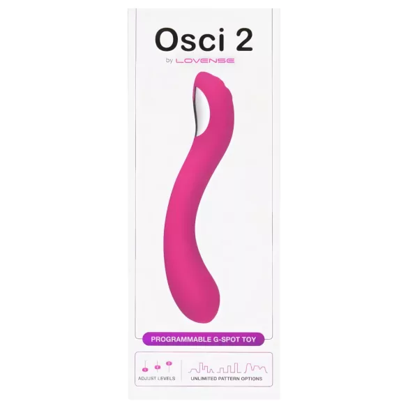 Lovense Osci 2 - wibrujący stymulator punktu G sterowany aplikacją (różowy)