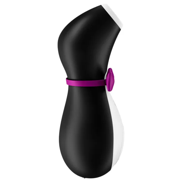 Satisfyer Penguin - stymulator łechtaczki wodoodporny akumulatorowy czarno-biały