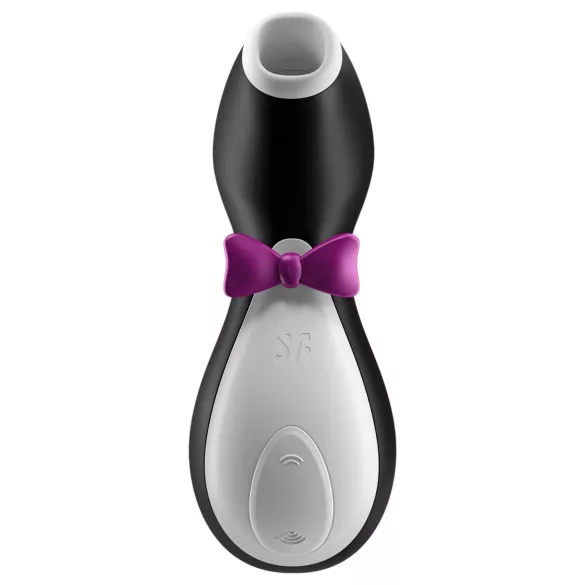 Satisfyer Penguin - stymulator łechtaczki wodoodporny akumulatorowy czarno-biały