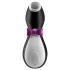 Satisfyer Penguin - stymulator łechtaczki wodoodporny akumulatorowy czarno-biały