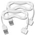 Satisfyer - magnetyczny kabel USB do ładowania - 2 sztuki (biały)