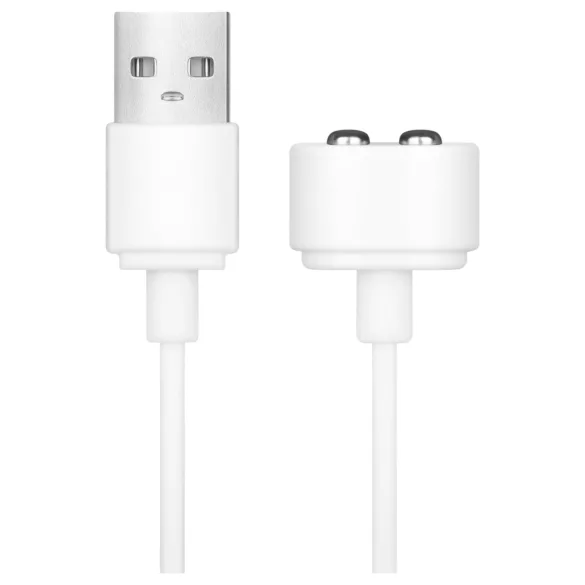 Satisfyer - kabel USB do ładowania magnetyczny - 2 sztuki - biały