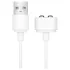 Satisfyer - kabel USB do ładowania magnetyczny - 2 sztuki - biały