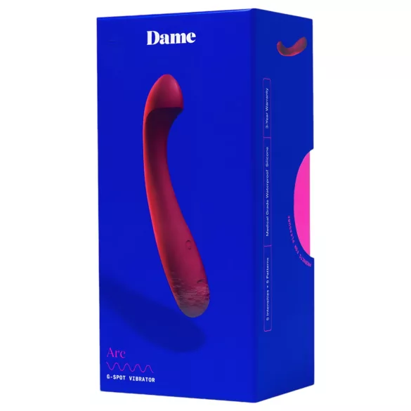 Dame Arc - wibrator do punktu G - bezprzewodowy - różowy