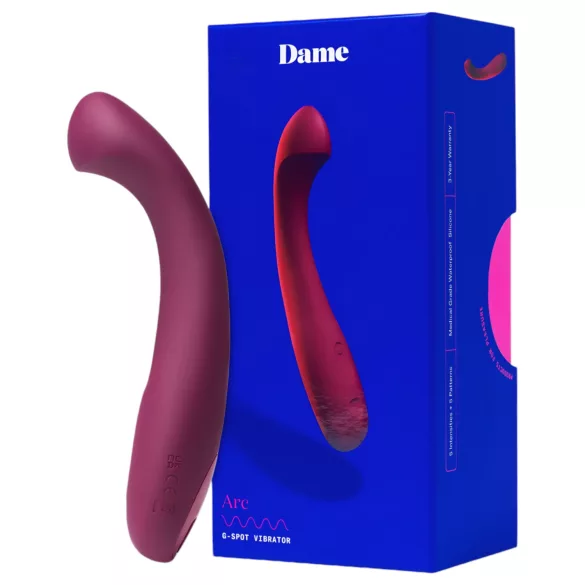 Dame Arc - wibrator do punktu G - bezprzewodowy - różowy