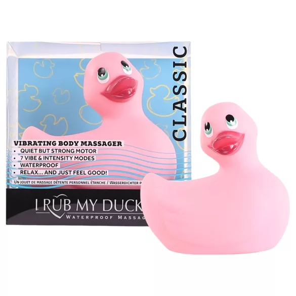 My Duckie 2.0 - wodoodporny wibrator łechtaczki - silikon różowy