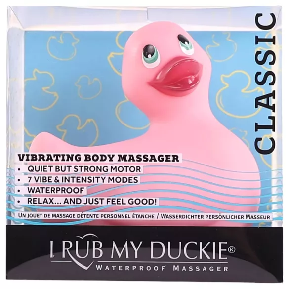 My Duckie 2.0 - wodoodporny wibrator łechtaczki - silikon różowy