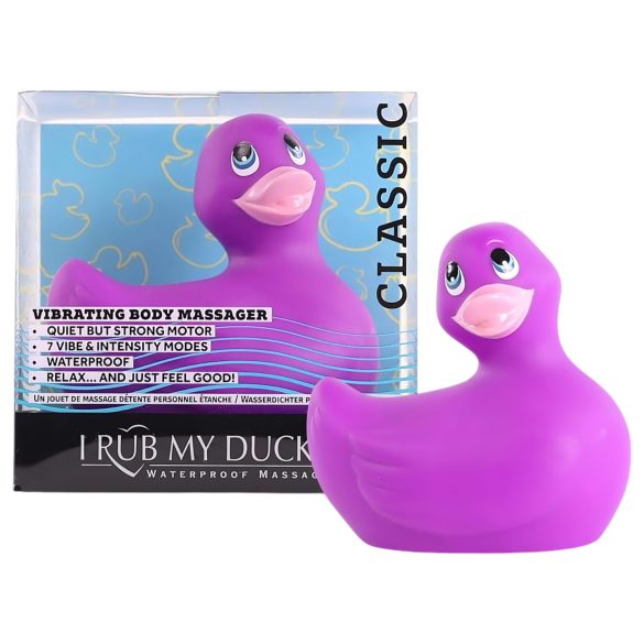 My Duckie 2.0 - wodoodporny wibrator (fioletowy)