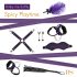 RS Soiree Kinky Me Softly - Zestaw BDSM do wiązania - fioletowy (7 części)