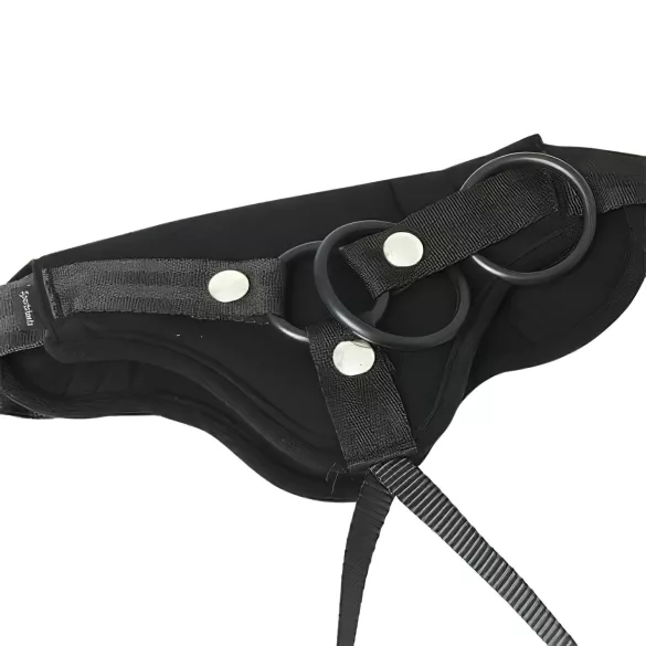 Sportsheets Plus Size - pasy do strap-on (czarne)