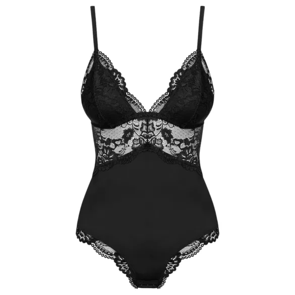 Obsessive - koronkowe body - czarne
