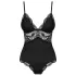 Obsessive - koronkowe body - czarne