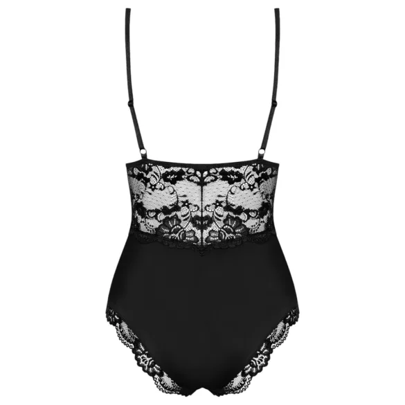 Obsessive - koronkowe body - czarne