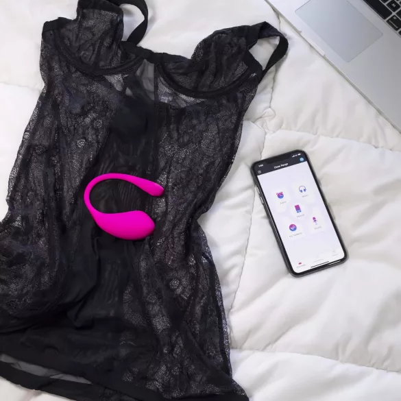 Lovense Lush 3 - noszone, sterowane aplikacją wibrujące jajeczko (różowe)