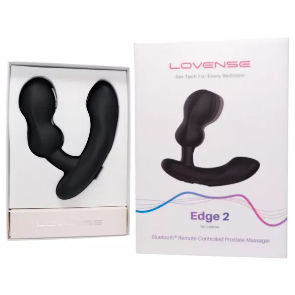 LOVENSE Edge 2 - inteligentny wibrator prostaty (czarny)