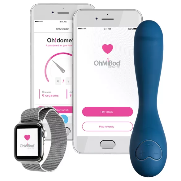 OhMiBod Bluemotion Nex 2 - wibrator punktu G sterowany aplikacją (niebieski)