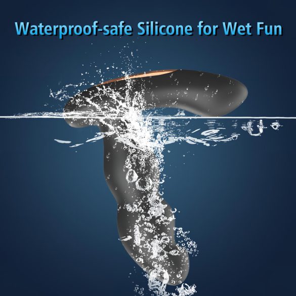 Aixiasia Hiross - wibrator analny rotacyjny - czarny