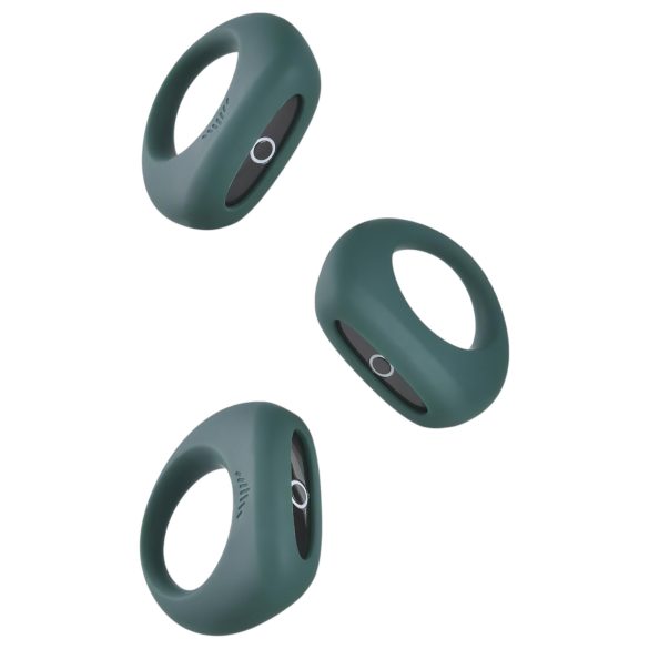 Magic Motion Dante II - pierścień na penisa wibrujący akumulatorowy niebieski