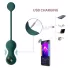 Magic Motion Crystal Duo - wibrujące kulki gejszy sterowane aplikacją (zielone)