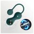 Magic Motion Crystal Duo - zestaw inteligentnych kul gejszy (zielony)