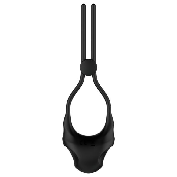 Nexus Forge - pierścień wibrujący na penisa regulowany - czarny