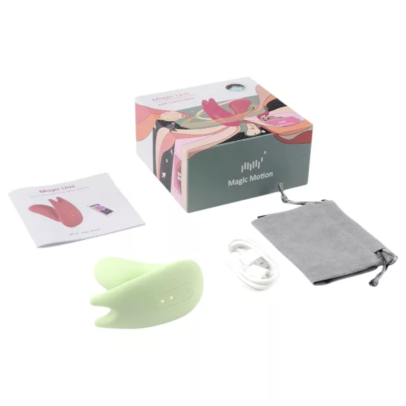 Magic Motion Umi - Wibrator 2w1 sterowany aplikacją (zielony)