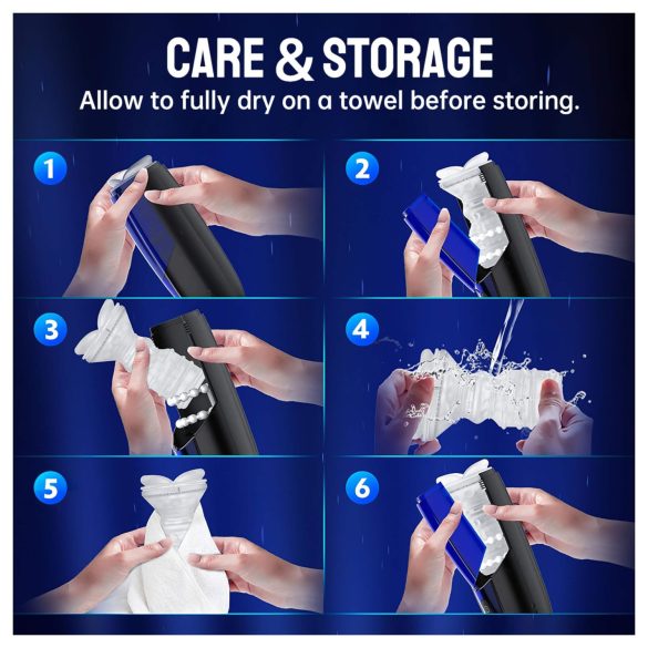 Magic Motion Xone - masturbator interaktywny - silikon - niebieski