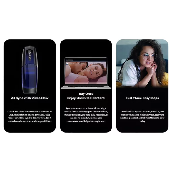 Magic Motion Xone - masturbator sterowany aplikacją dla mężczyzn (niebieski)