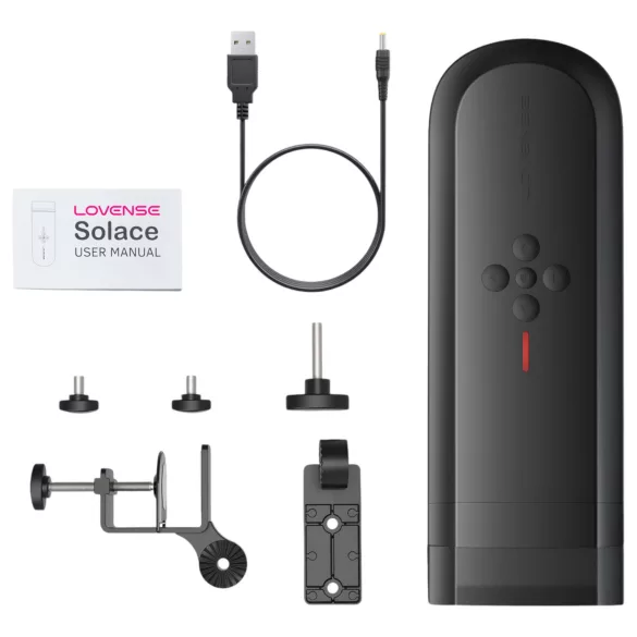 Lovense Solace - masturbator sterowany aplikacją dla mężczyzn (czarny)