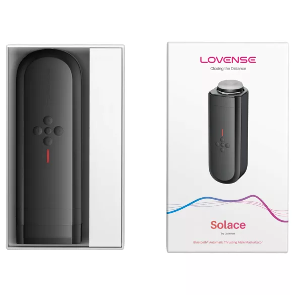 Lovense Solace - masturbator sterowany aplikacją dla mężczyzn (czarny)