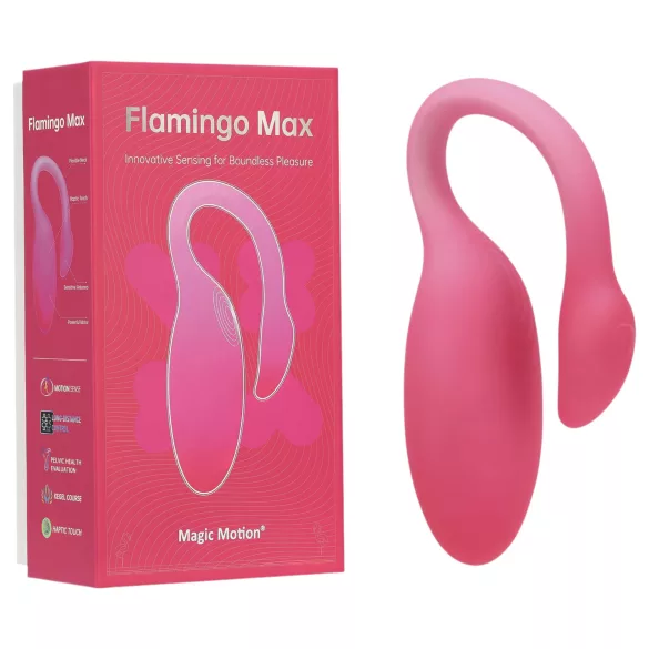 Magic Motion Flamingo Max - wibrujące jajeczko sterowane aplikacją (różowe)