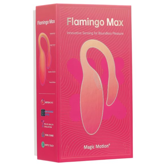 Magic Motion Flamingo Max - jajko wibrujące - sterowanie aplikacją - silikon