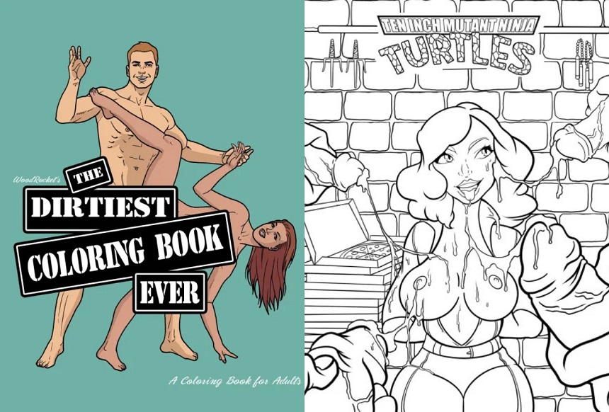 WoodRocket - Porn Parody Coloring Book