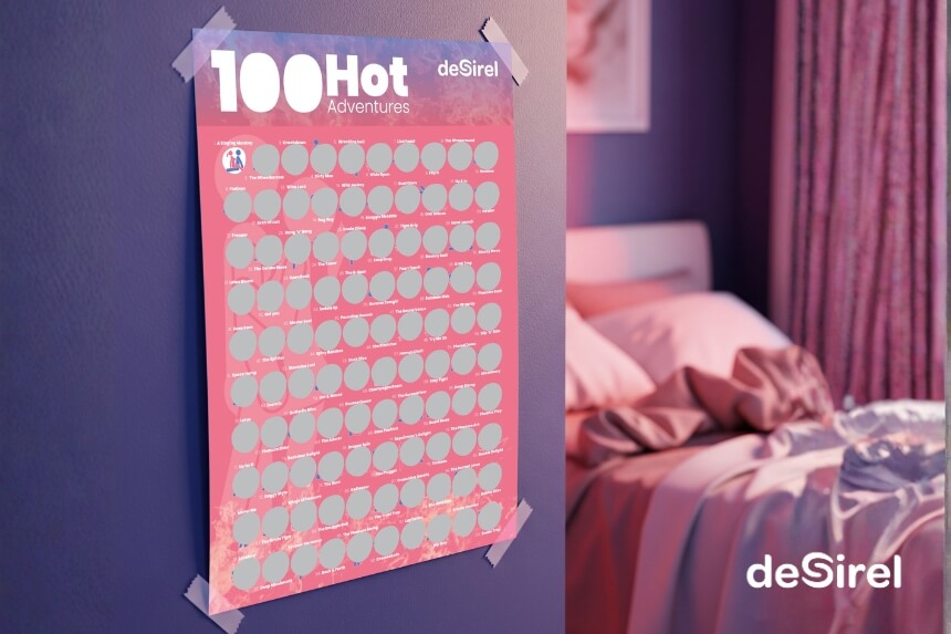 Desirel - 100 pozycji seksualnych Zdrapka | Desirel.pl Sex Shop
