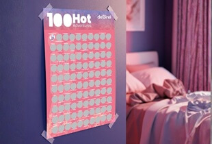 100 pozycji seksualnych do zdrapania – Twoja mapa przygód w sypialni