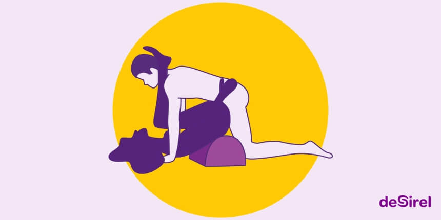 Pozycja B Flip z poduszką erotyczną Desirel Magic | Desirel.pl Sex Shop