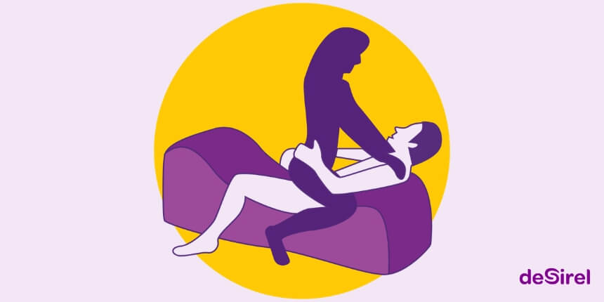 Pozycja Równowaga i Płynność z poduszką erotyczną Desirel Magic | Desirel.pl Sex Shop